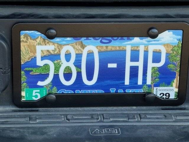 Ford F-150 Lightning Finally got my plates IMG_9585