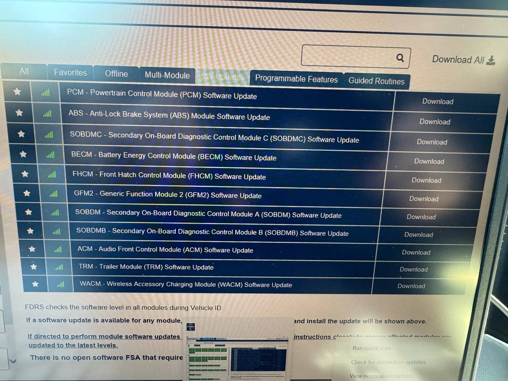 Ford F-150 Lightning Lightning Software Updates using FDRS IMG_1949