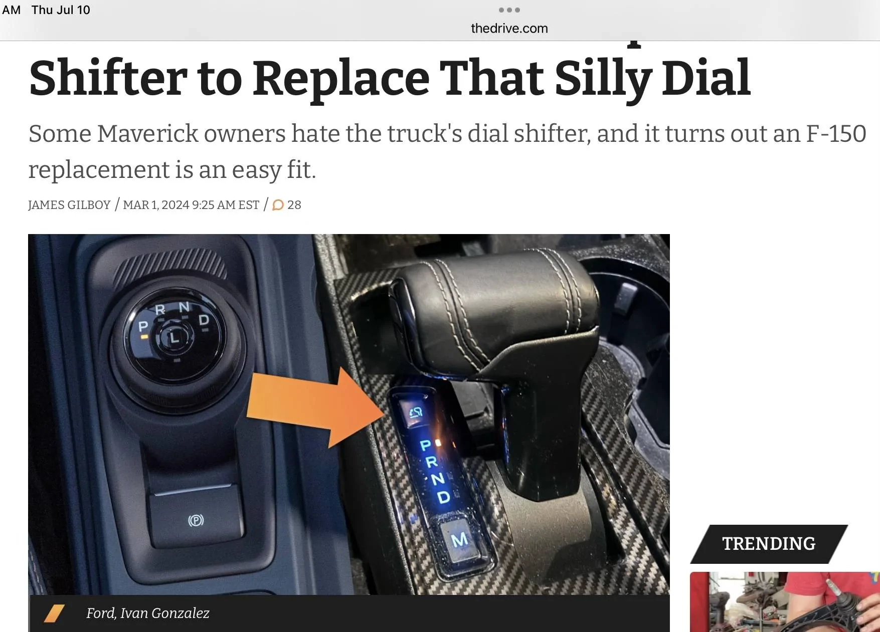 Ford F-150 Lightning Shifter to rotary shifter - part number? IMG_0419