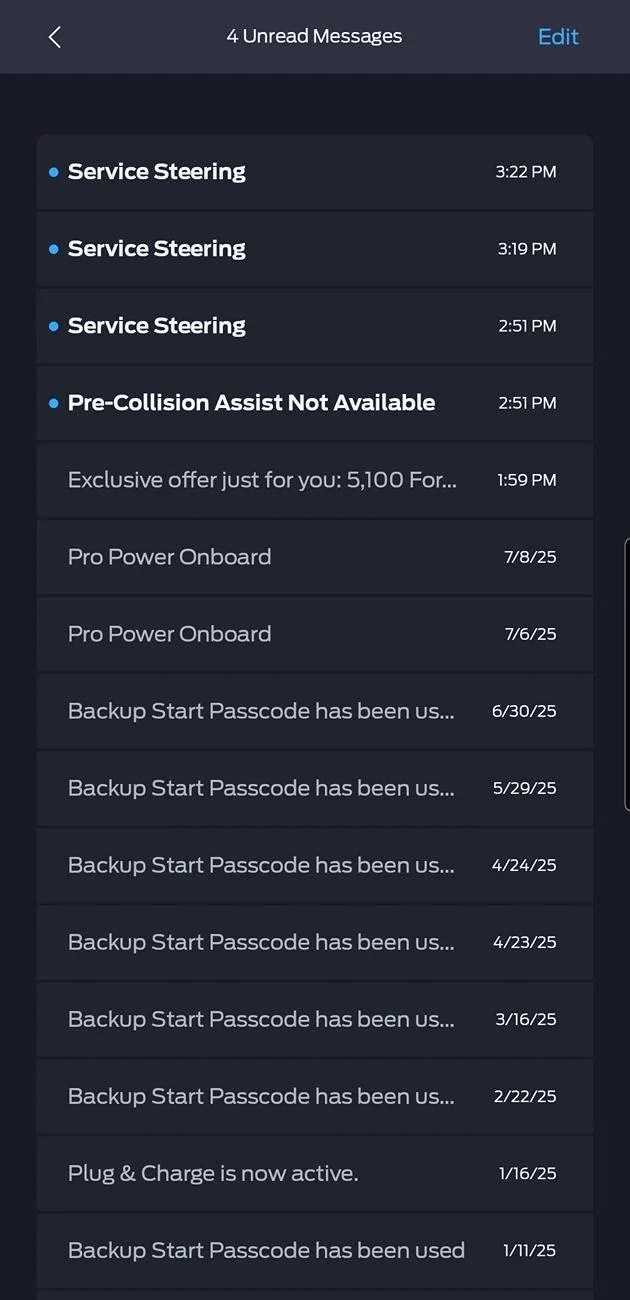 Ford F-150 Lightning Comma AI self driver assistant Screenshot_20250710_160351_FordPass