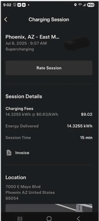 Ford F-150 Lightning Double charged by both ford and tesla at tesla station  Ford says basically "your loss" TeslaReceipt