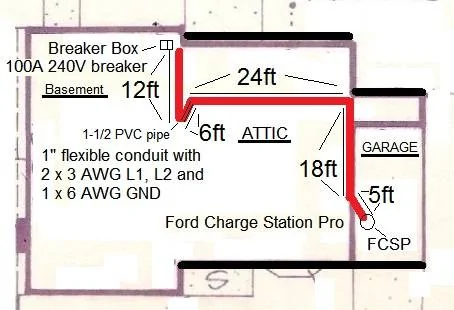 Ford F-150 Lightning Look what followed me home  :-P 00-wire path measurements