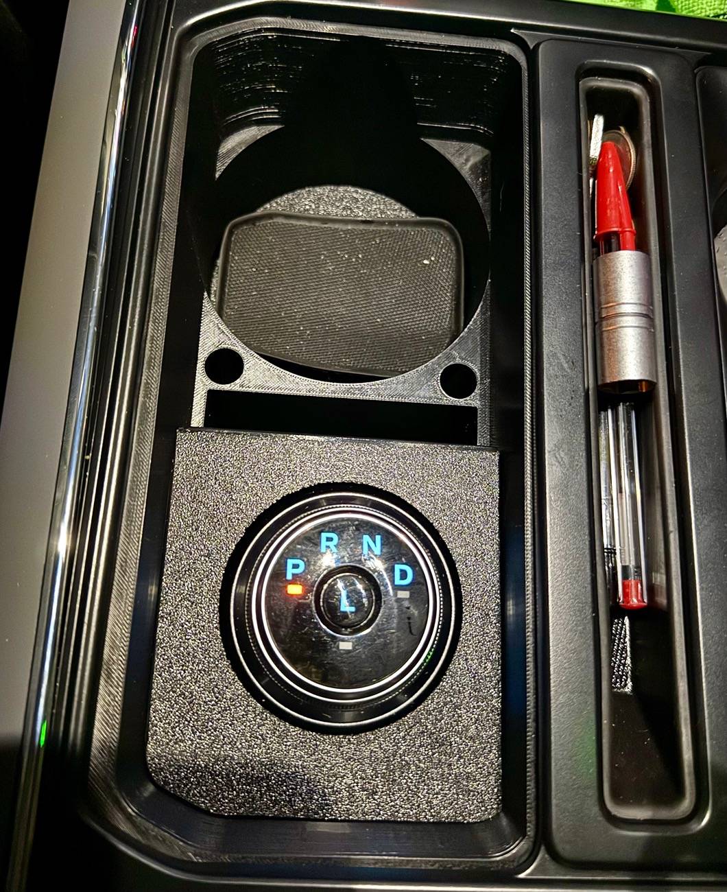 Ford F-150 Lightning Stick to Rotary Shift Knob Conversion w/ 3D Printed Rotary Shifter Holder IMG_2934