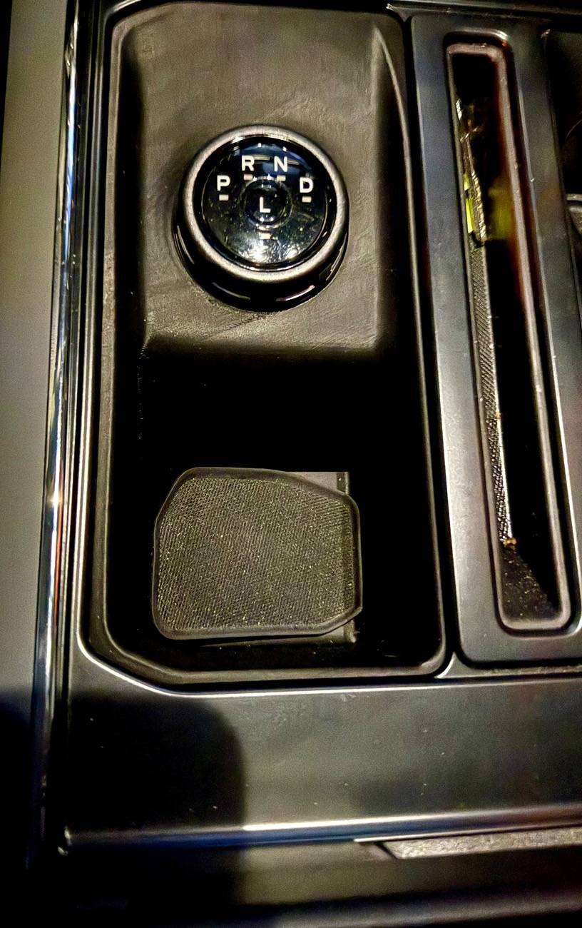 Ford F-150 Lightning Stick to Rotary Shift Knob Conversion w/ 3D Printed Rotary Shifter Holder IMG_3125