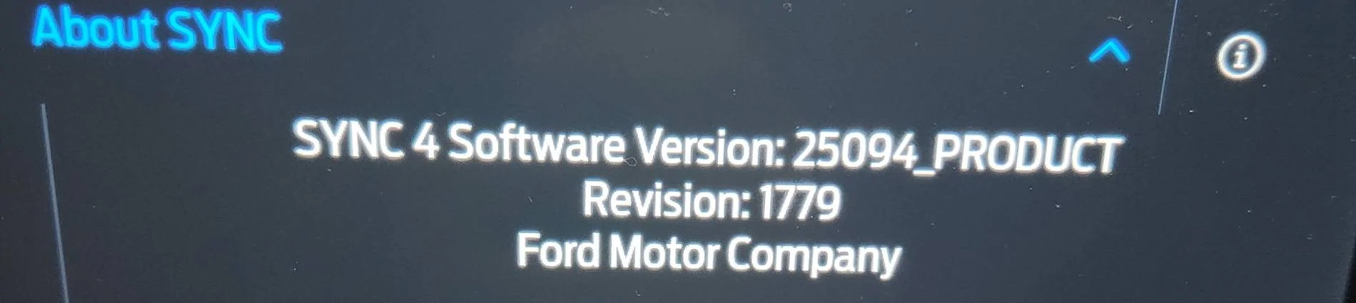 Ford F-150 Lightning SYNC - 25.2.1.6.X - APIM 20250719_194933