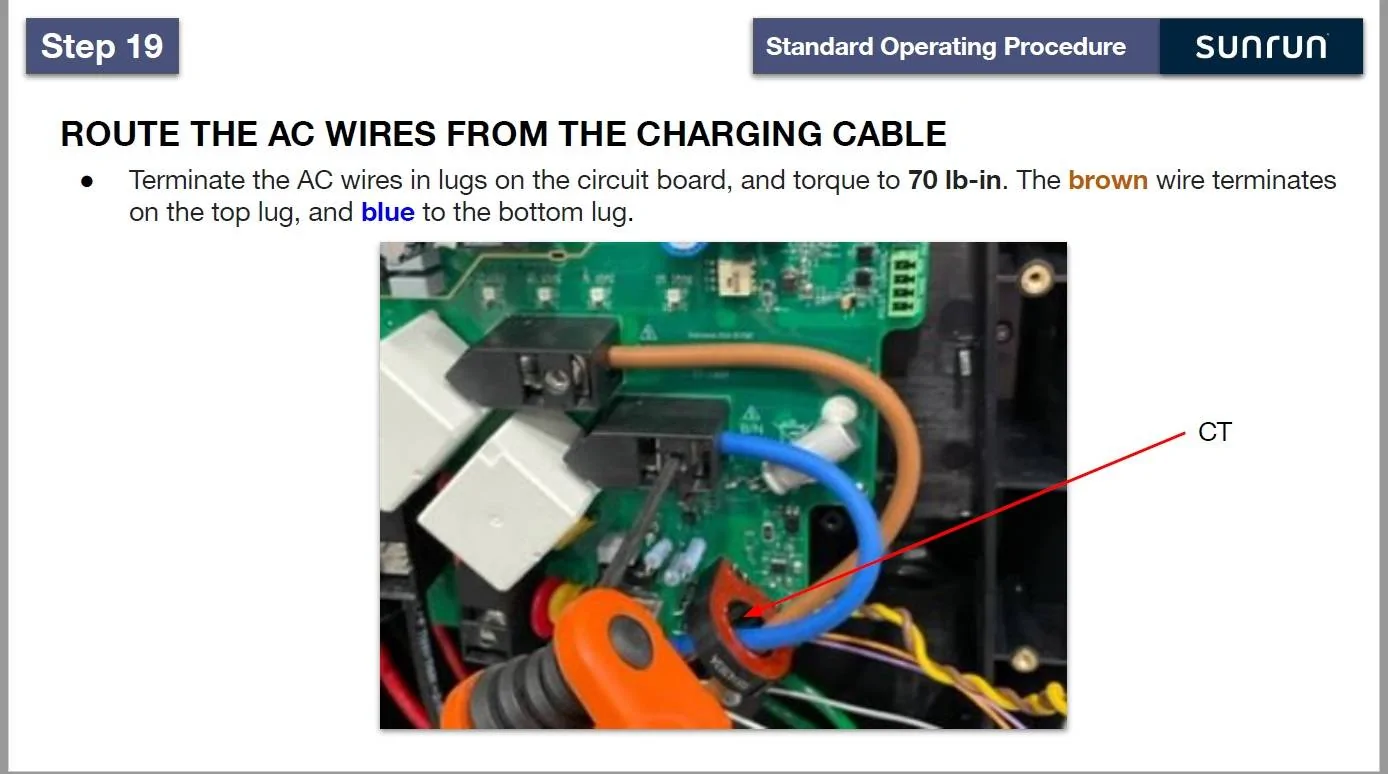 Ford F-150 Lightning Ford Charge Station Pro FCSP steady amber error light when plugged in. ccs charge cable wires