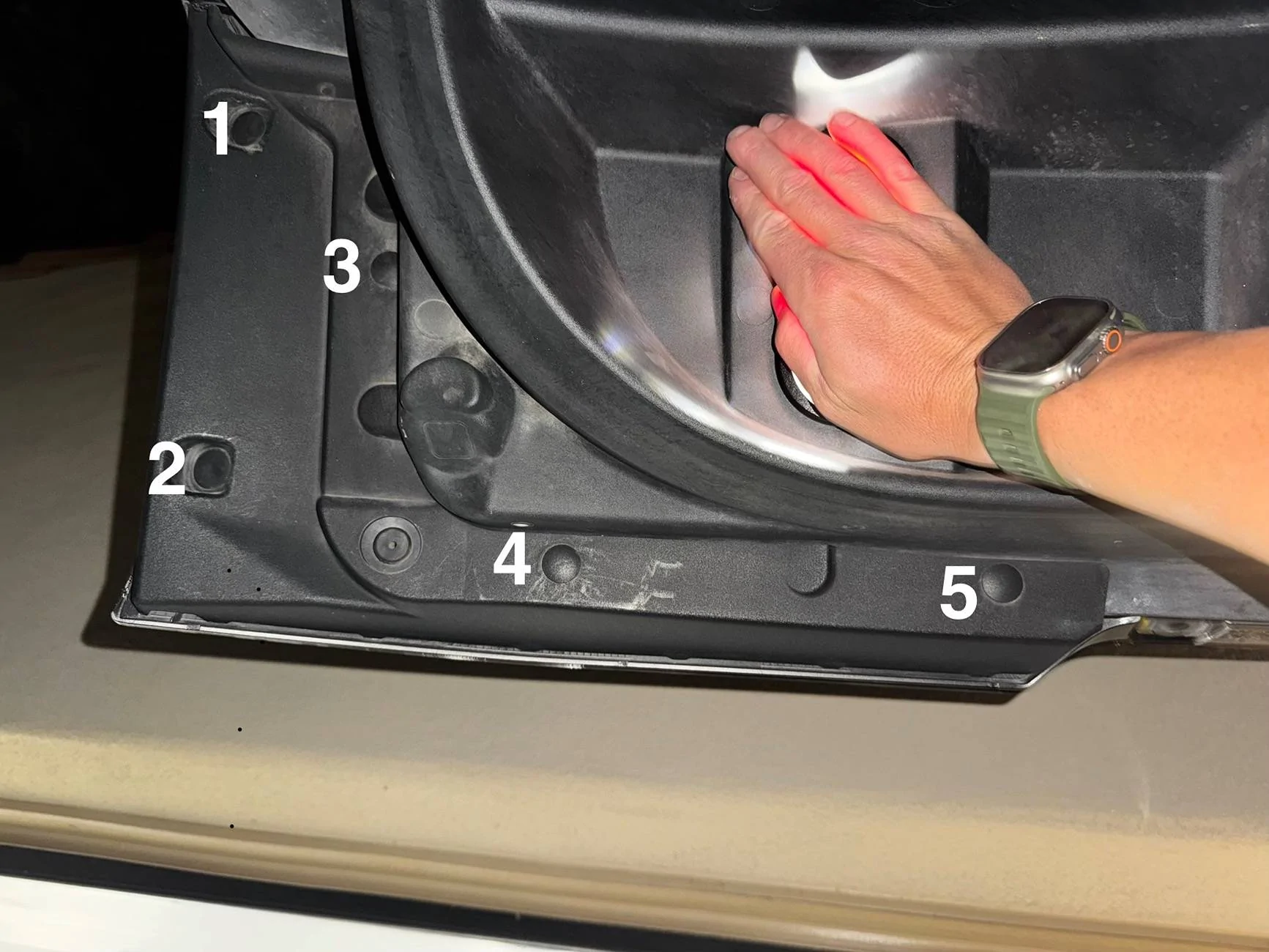 Ford F-150 Lightning How do I remove the  "grill" on lightning IMG_9577