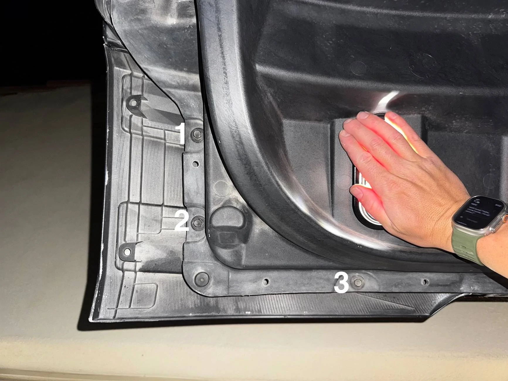 Ford F-150 Lightning How do I remove the  "grill" on lightning IMG_9580