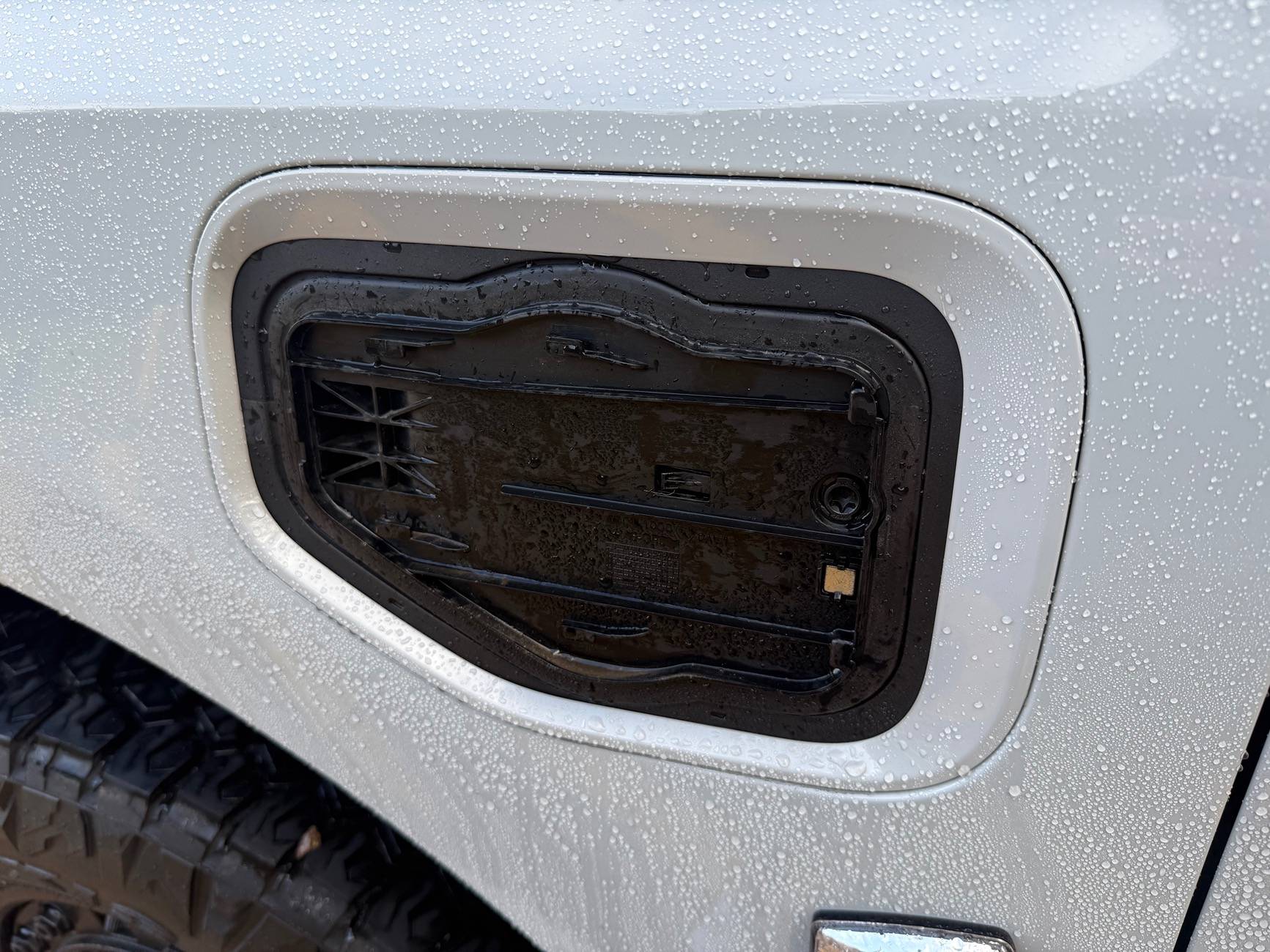 Ford F-150 Lightning Aussie Lightning owner chasing Charge Port panel/trim in Avalanche IMG_2372