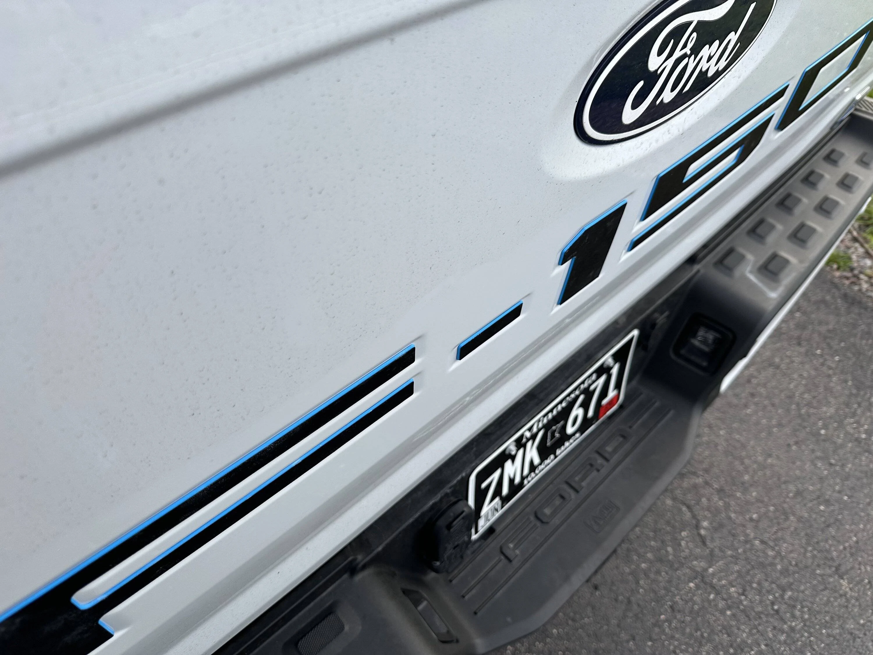 Ford F-150 Lightning 3D printed tailgate decals IMG_0568