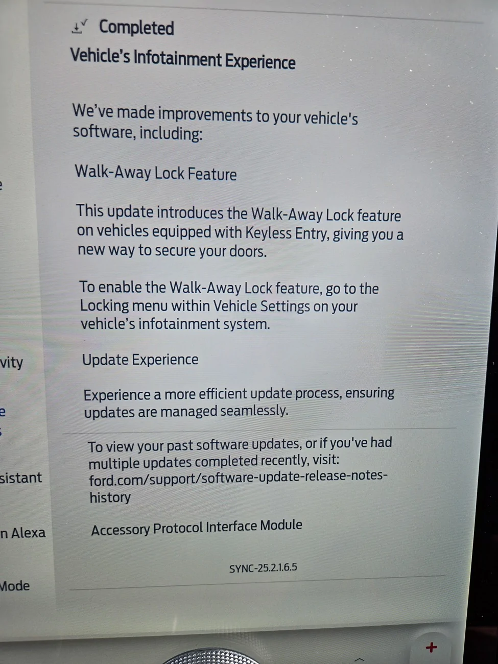 Ford F-150 Lightning SYNC - 25.2.1.6.X - APIM 20250729_130602