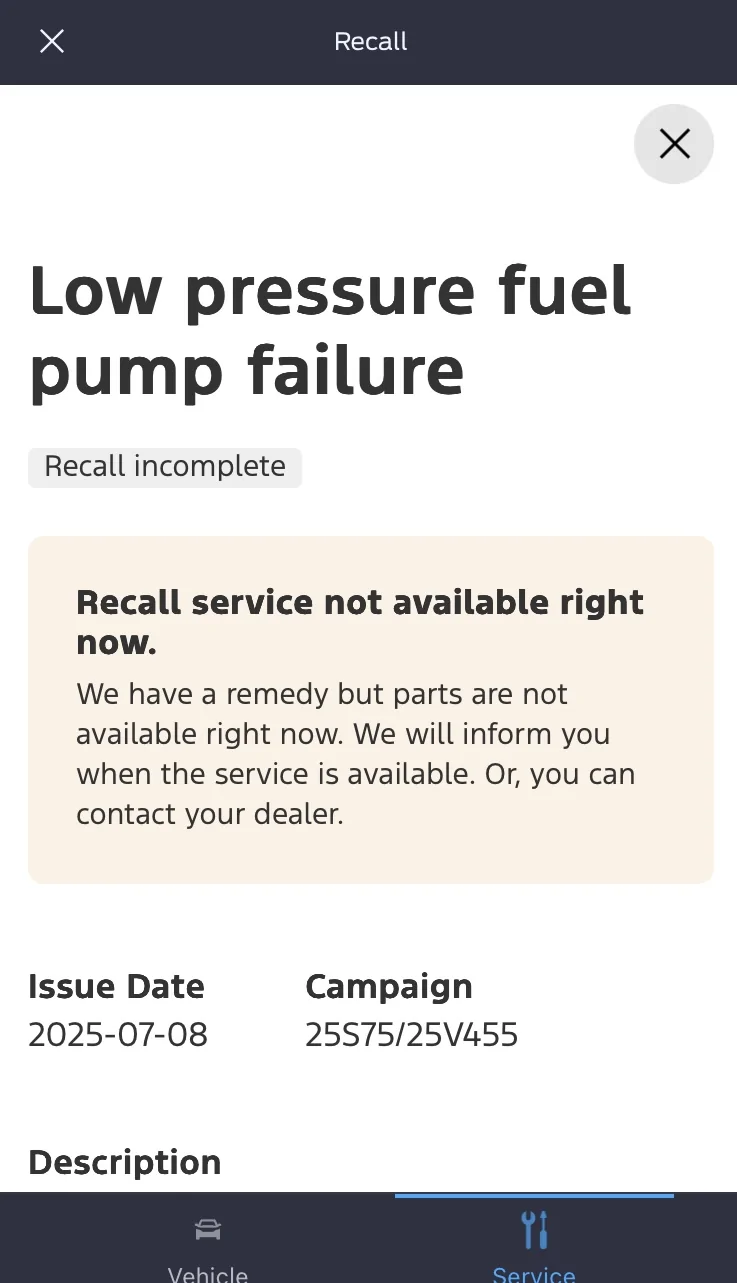 Ford F-150 Lightning Ball Joints and Shifter safety notices IMG_8229
