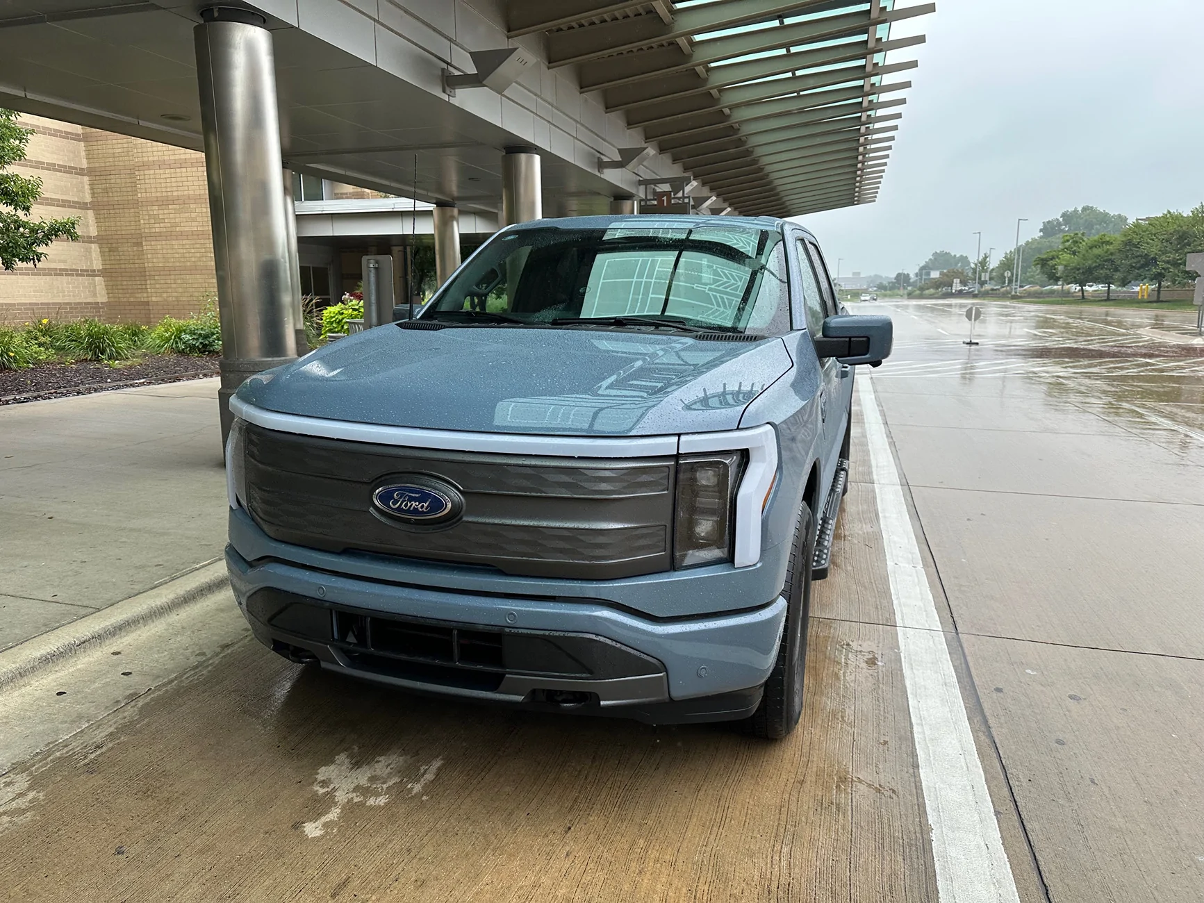 Ford F-150 Lightning New truck- Ford Lightning Lariat ER in Azure Grey IMG_3449