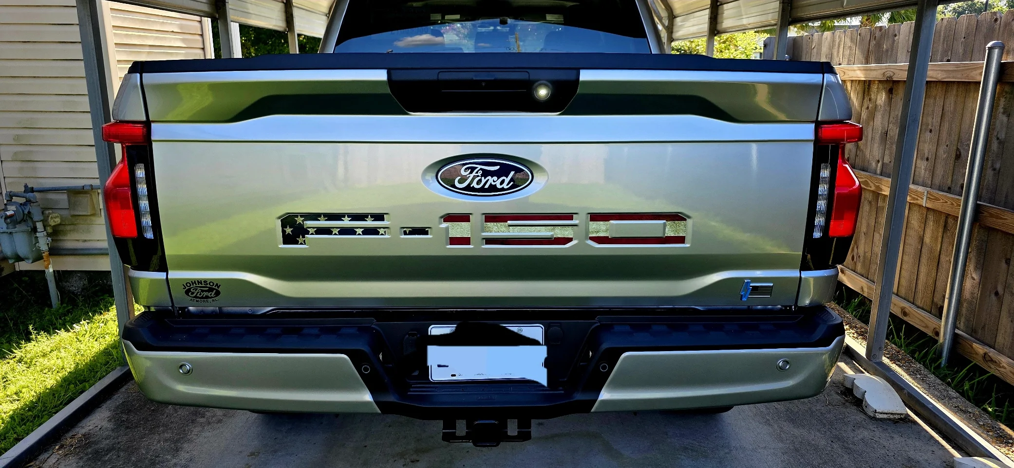 Ford F-150 Lightning Tailgate mod patrioticf150tailgat