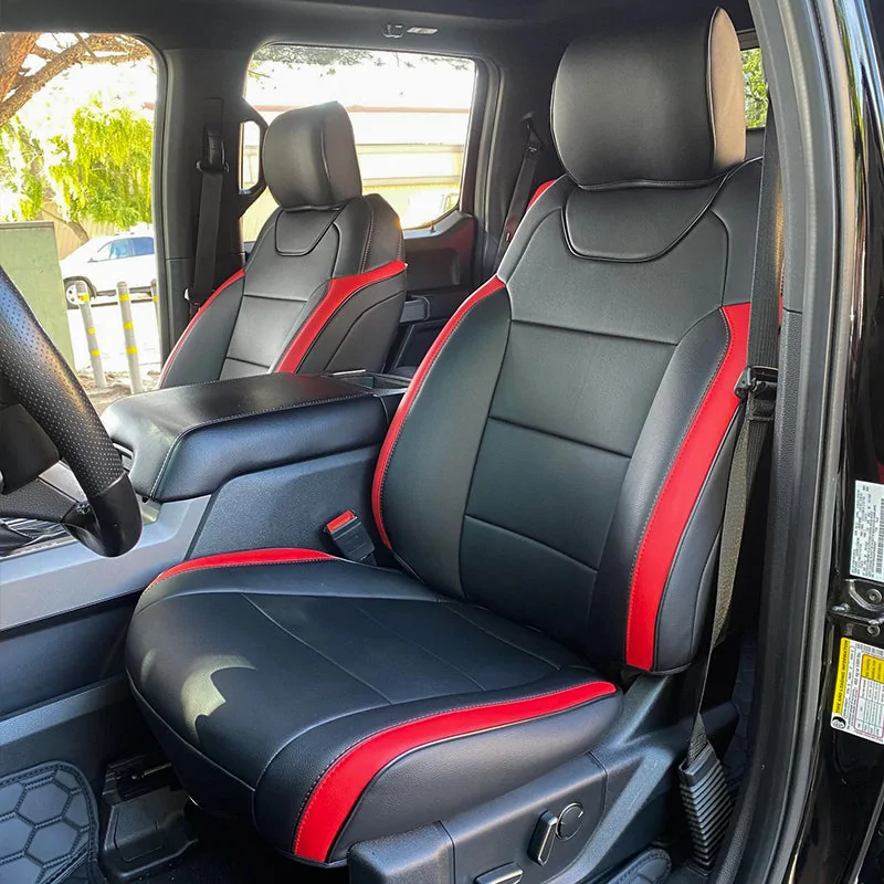 Ford F-150 Lightning 2009-Up Ford F150/F250 Custom Leather Seat Covers by Kustom Interior w0_1c7b18c7-a905-4372-bb51-473d63e50c2d