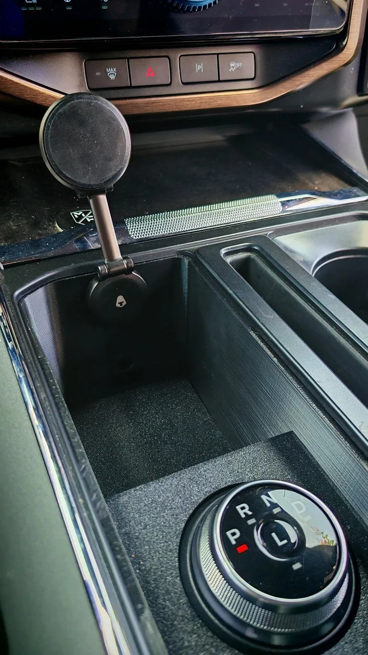Ford F-150 Lightning Stick to Rotary Shift Knob Conversion w/ 3D Printed Rotary Shifter Holder rotary