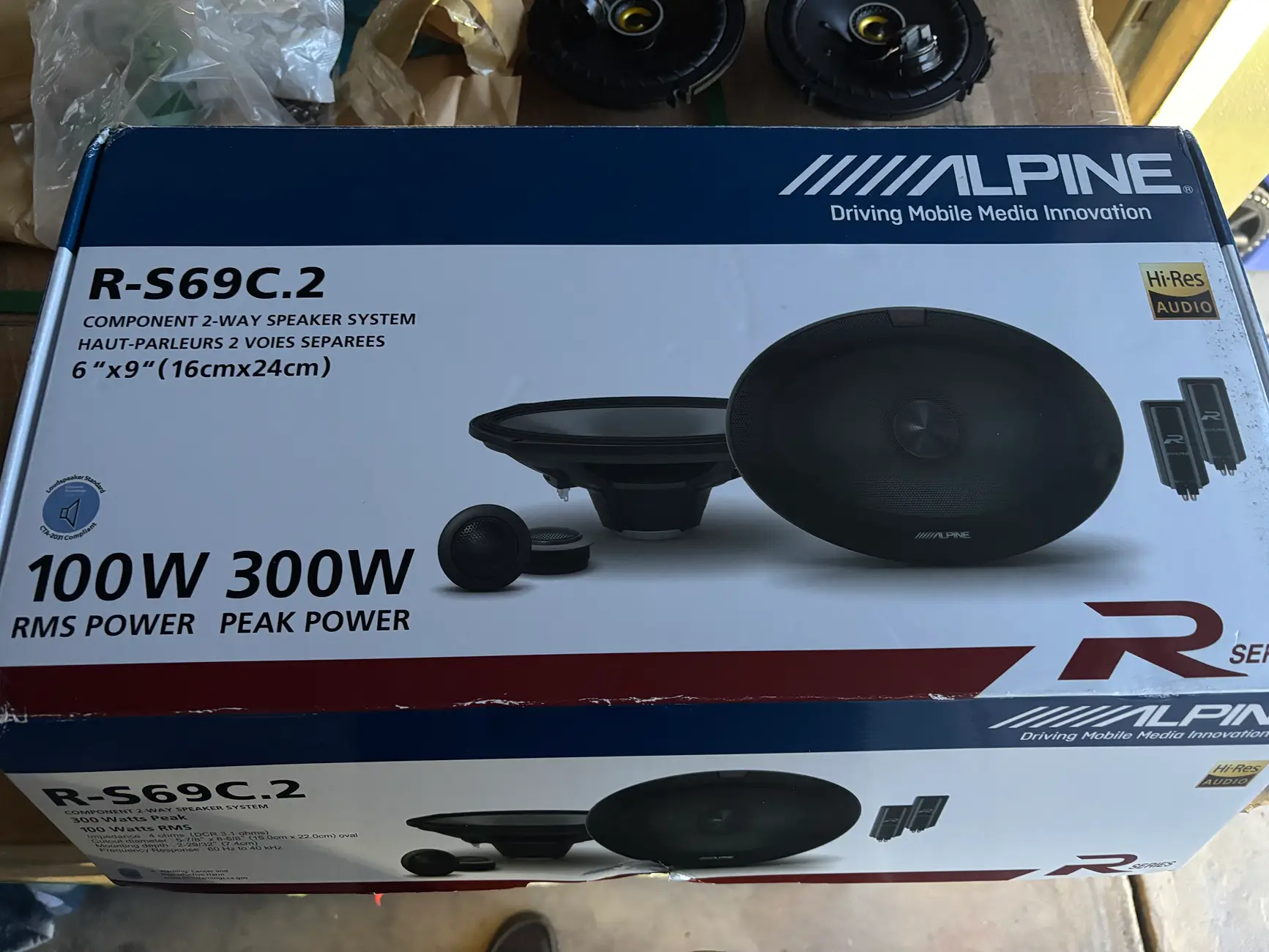 Ford F-150 Lightning Speaker Upgrade Alpine R-S69C.2: Just Amazing in the audio difference... IMG_5304