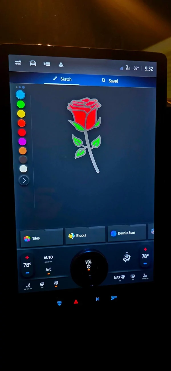 Ford F-150 Lightning Easter eggs sketch ros