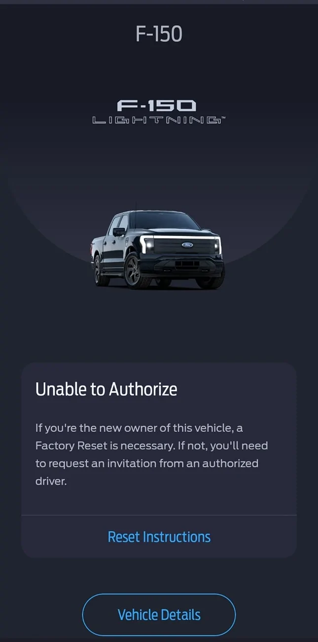 Ford F-150 Lightning Urgent: FordPass Activation & Maps for US-Imported Lightning in Oman IMG-20250809-WA0029