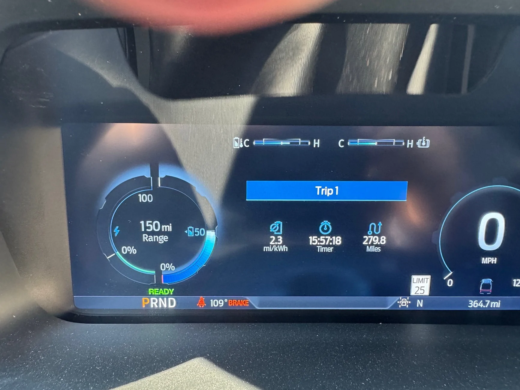 Ford F-150 Lightning Charging hot battery IMG_3573