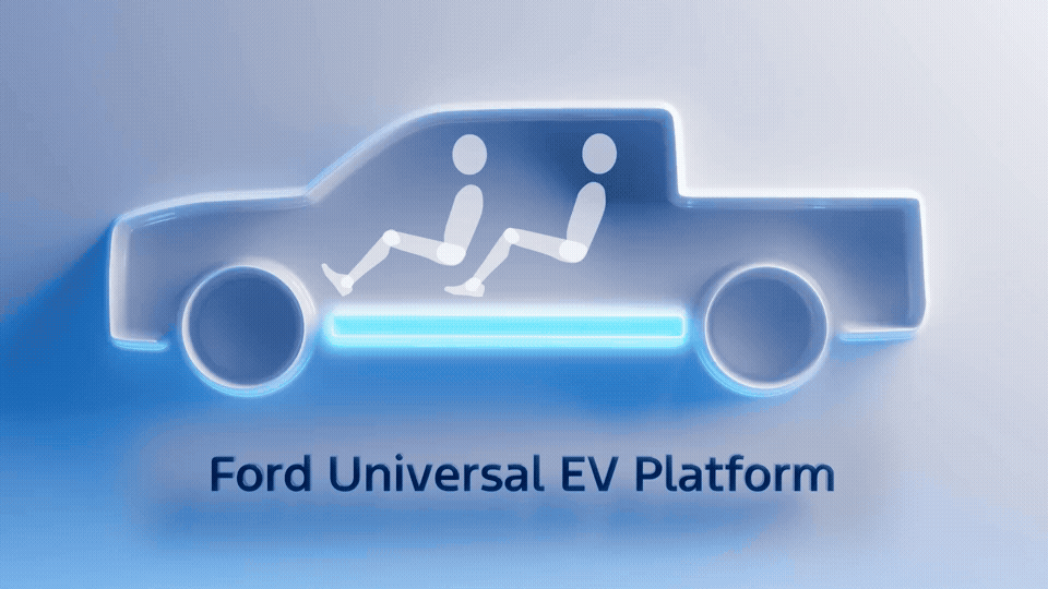 Ford F-150 Lightning Ford Universal EV Platform Announced: Innovation Meets Efficiency in New EV Platform, Assembly Process and Midsize Truck Ford Universal EV Platform_16x9