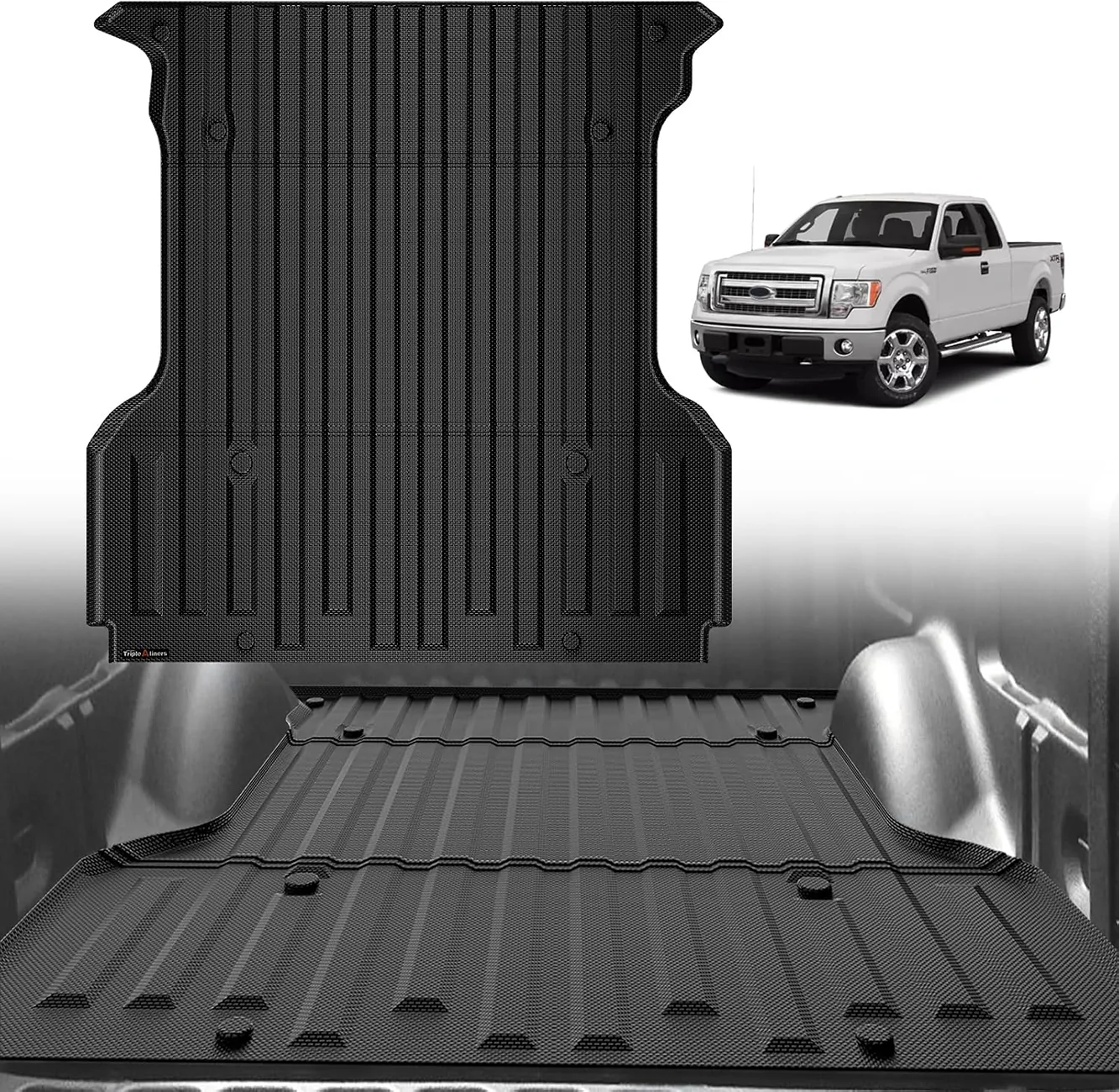 Ford F-150 Lightning 🔥 Limited Time Deal! TripleAliners F150 Cargo Bed Mat 🔥 1754996324253-s