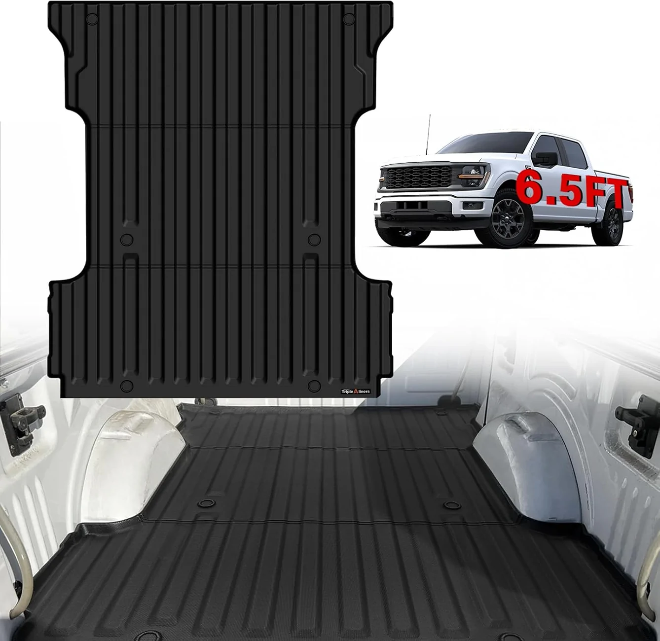 Ford F-150 Lightning 🔥 Limited Time Deal! TripleAliners F150 Cargo Bed Mat 🔥 1754374048850-ui-png