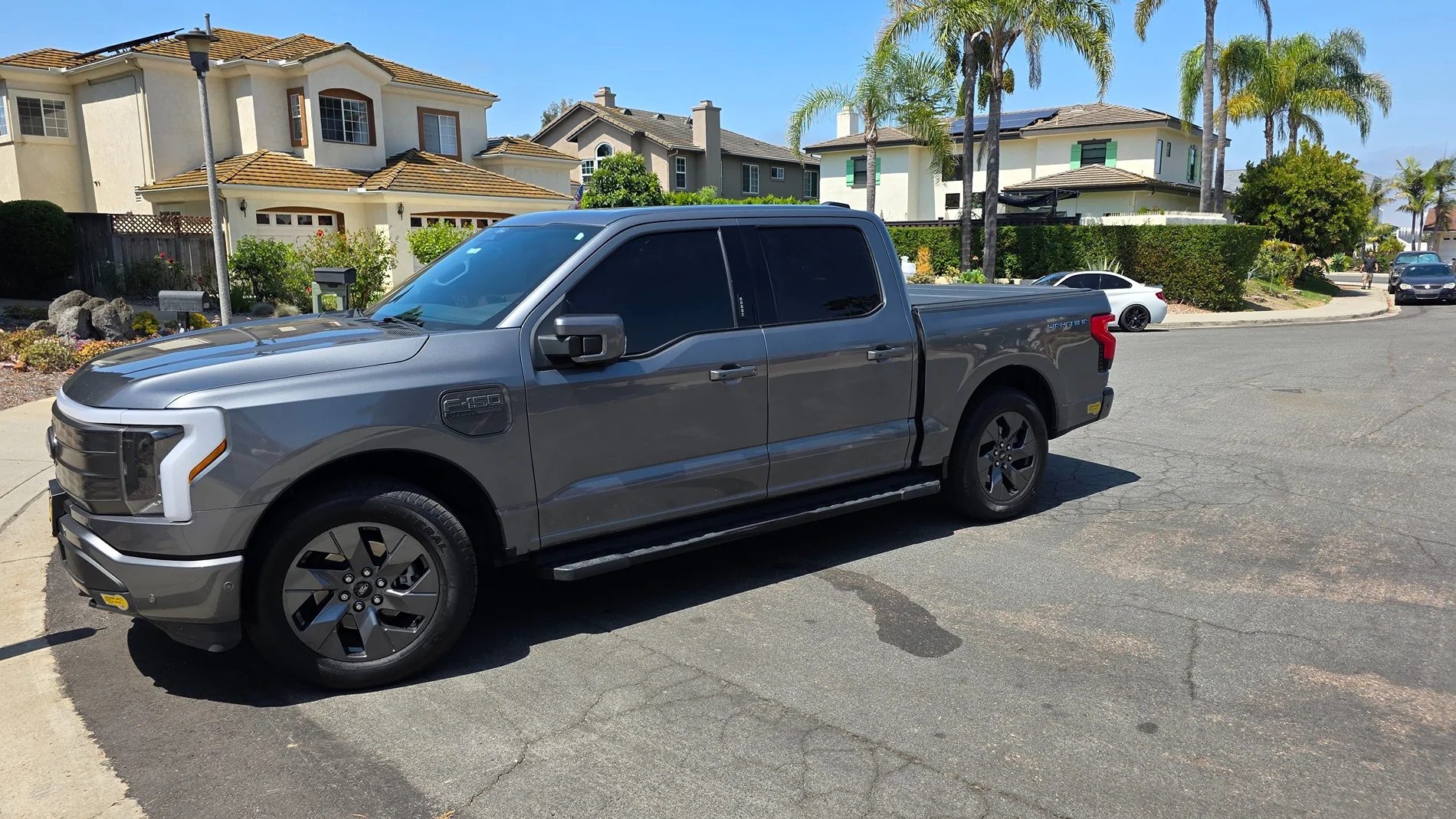 Ford F-150 Lightning Eibach lowering springs. 20250809_113351