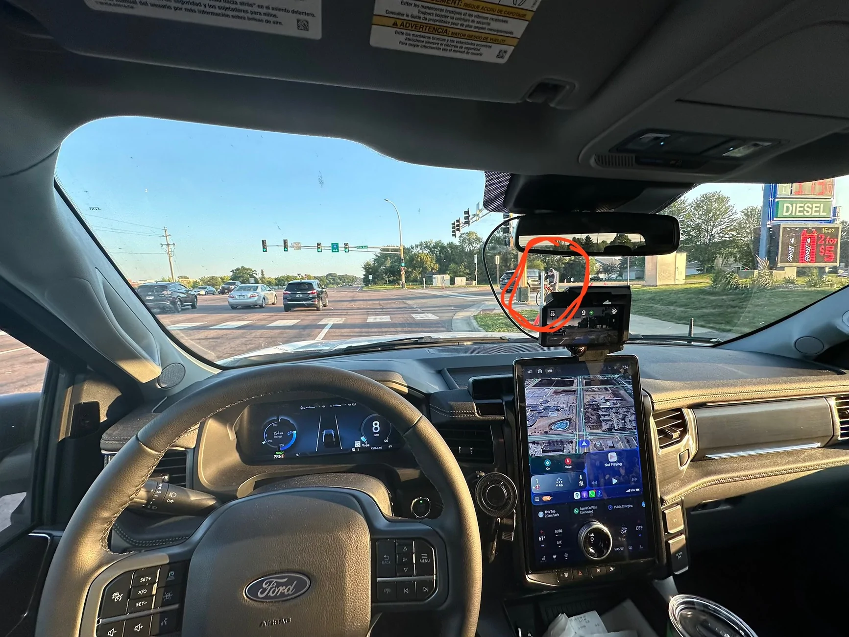Ford F-150 Lightning Comma AI self driver assistant IMG_0650