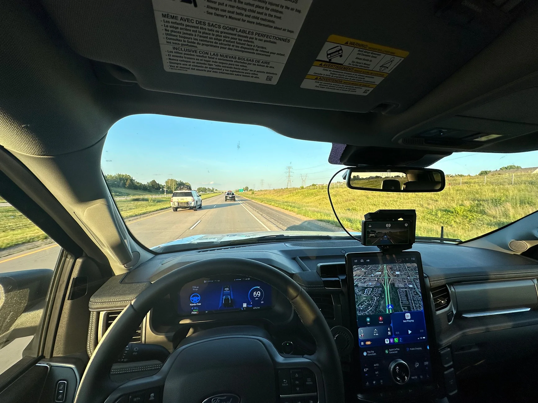 Ford F-150 Lightning Comma AI self driver assistant IMG_0648