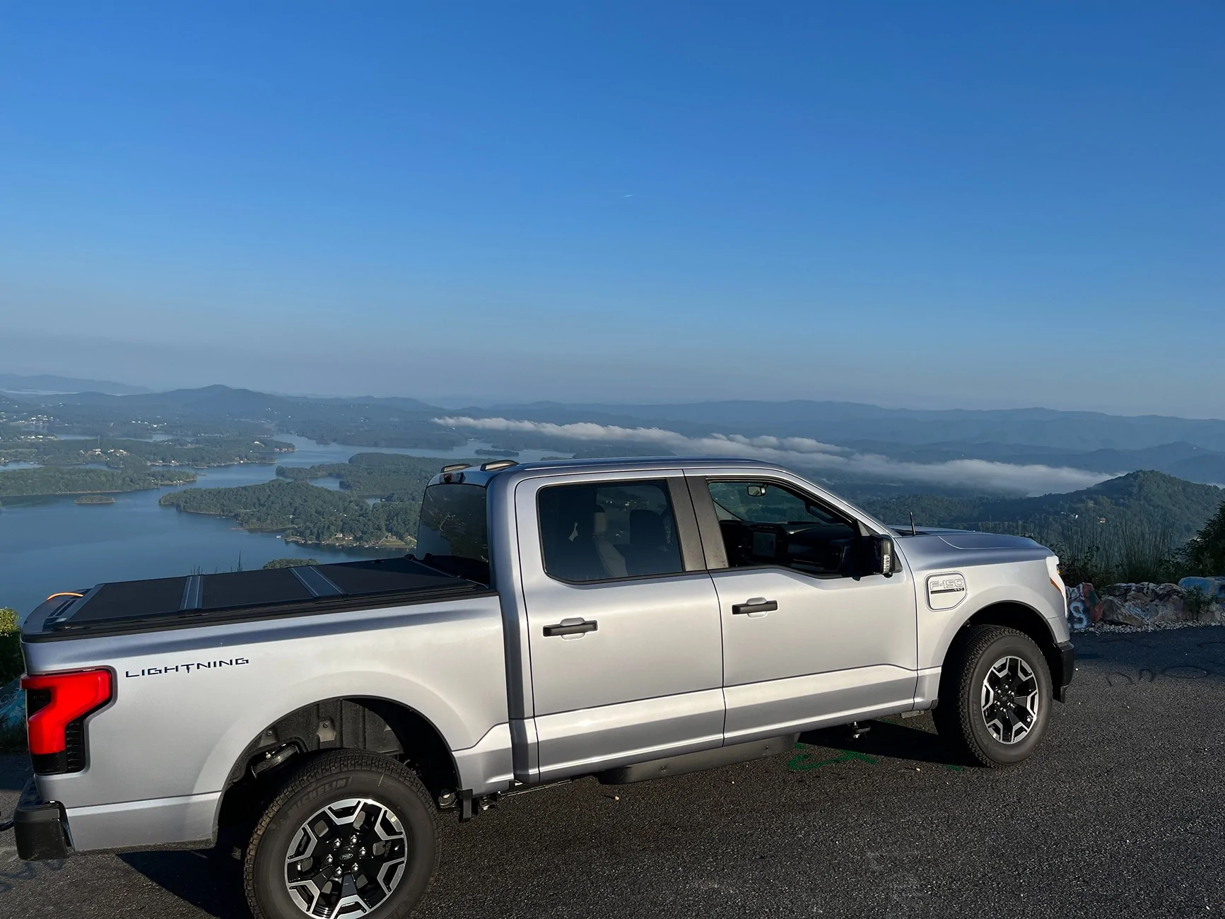 Ford F-150 Lightning First pickup ever – need advice on hard bed covers for winter + full bed access 8 25 2022 LIGHTNING Bell Mountain GEORGIA (1)