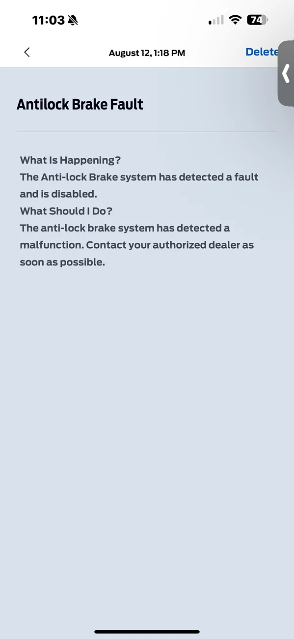 Ford F-150 Lightning ABS Warning – C0039 Code on 2022 F-150 Lightning – Fixed post #17 IMG_2017
