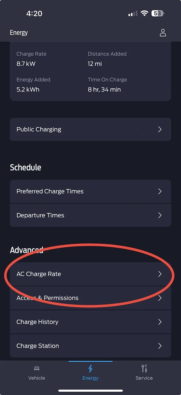 Ford F-150 Lightning Charge not starting at specified time.  Has anyone had this happen and know how to fix it? IMG_1579