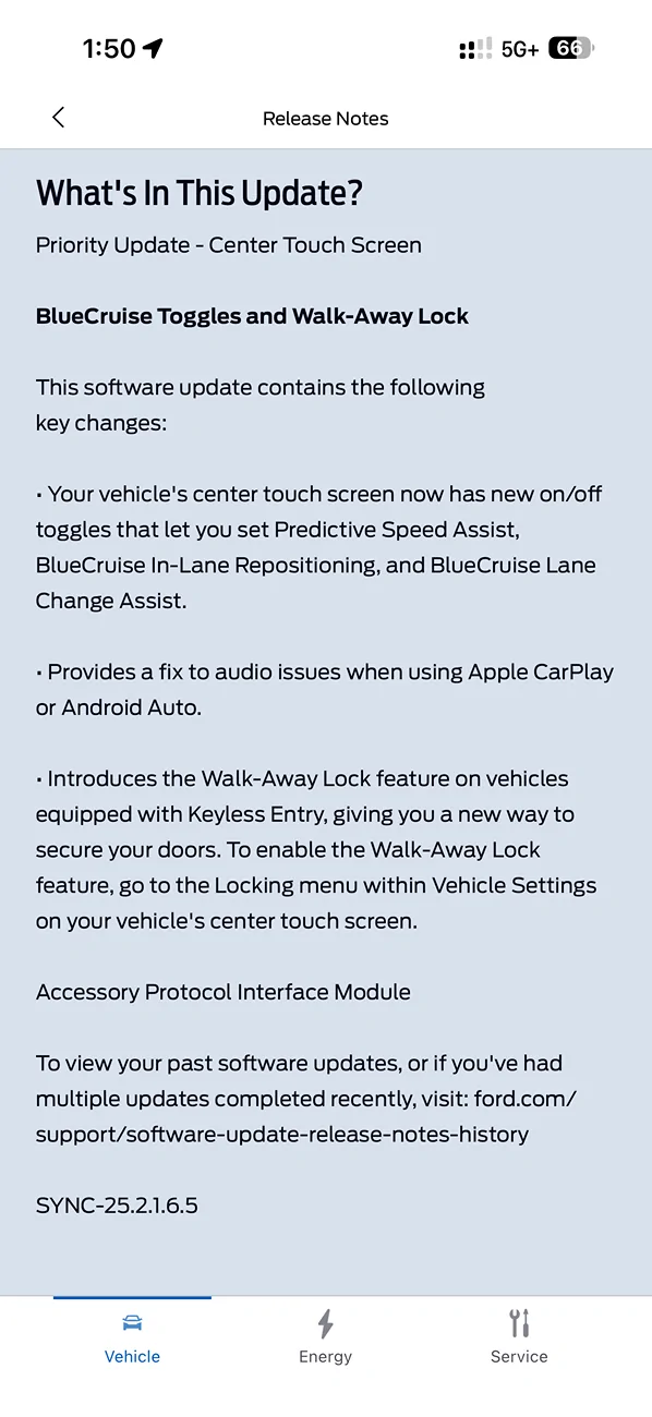 Ford F-150 Lightning PU-Sync-25.2.1.6.5 - Walk Away Lock Toggles: Post 203 Final FIX! IMG_1058