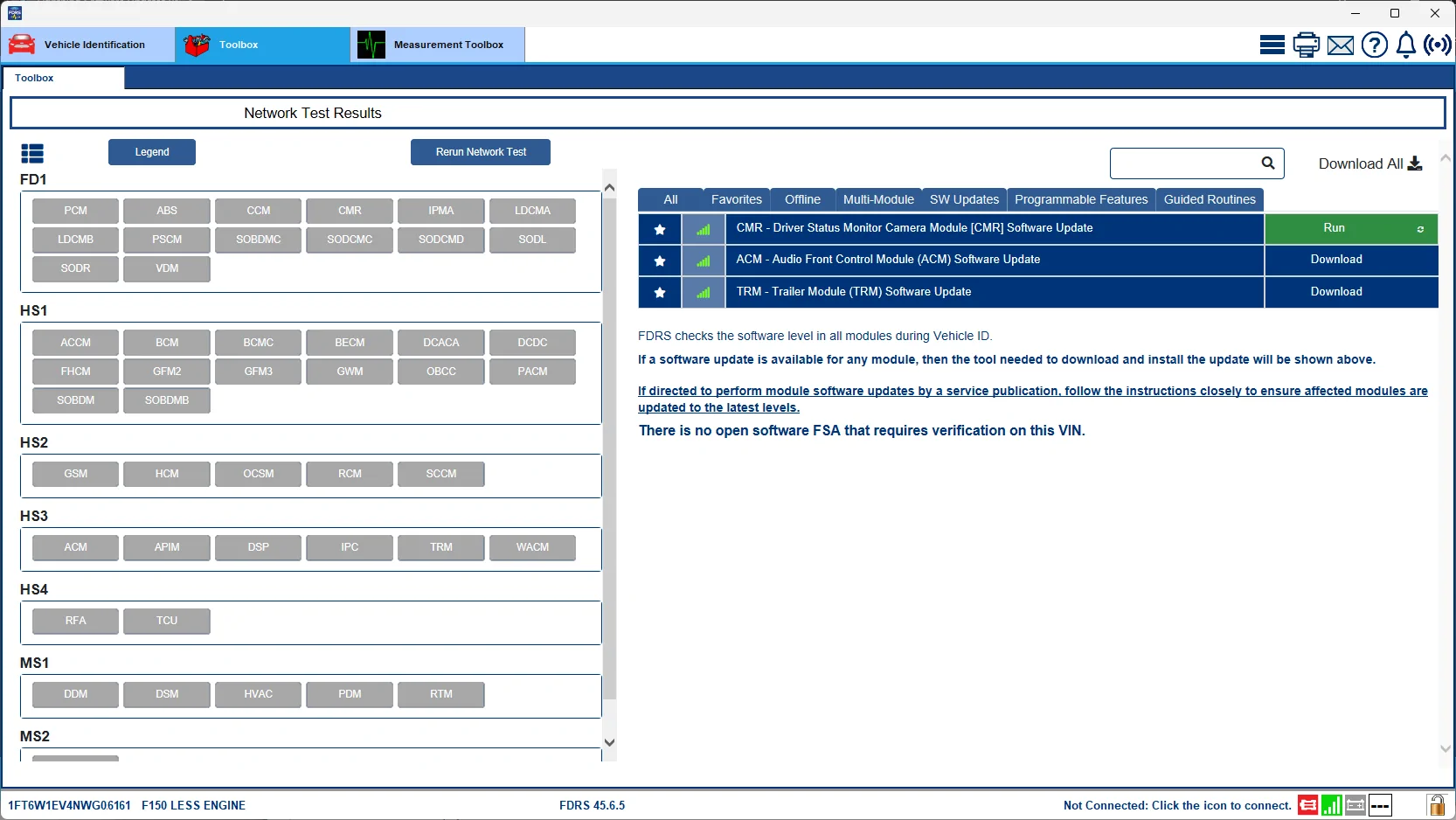 Ford F-150 Lightning Lightning Software Updates using FDRS CMR_Update_Lightning-17-Aug-25