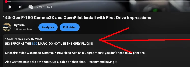 Ford F-150 Lightning Comma AI self driver assistant Screenshot 2025-08-17 at 3.19.29 PM
