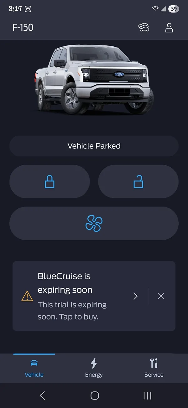 Ford F-150 Lightning Use it or lose it? bluecruiseexpir