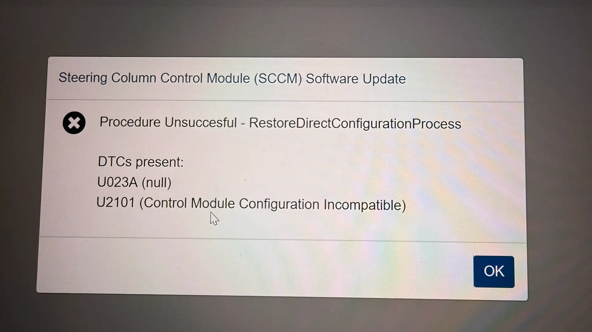Ford F-150 Lightning Can't update SCCM tempImagerFJicC