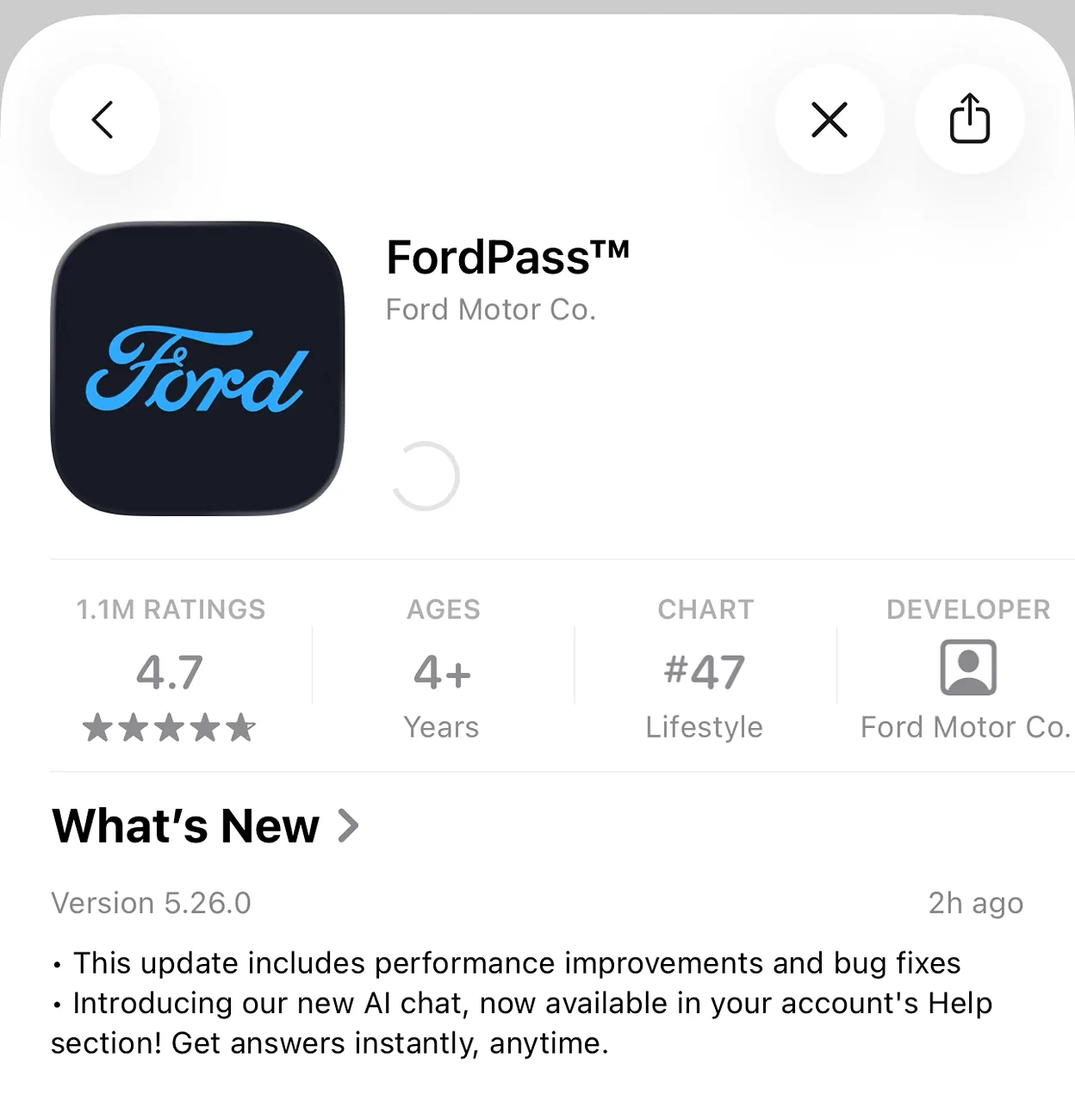 Ford F-150 Lightning FordPass 5.26.0 iOS & Android IMG_3658