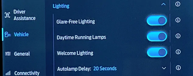 Ford F-150 Lightning Welcome lighting/ Illuminated Entry not working and no option in settings to enable. 1755721628672-1n