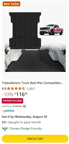 Ford F-150 Lightning 🎉 TripleAliners F150 Bed Liner Giveaway Winner! 🎉 1755312270257-is-png