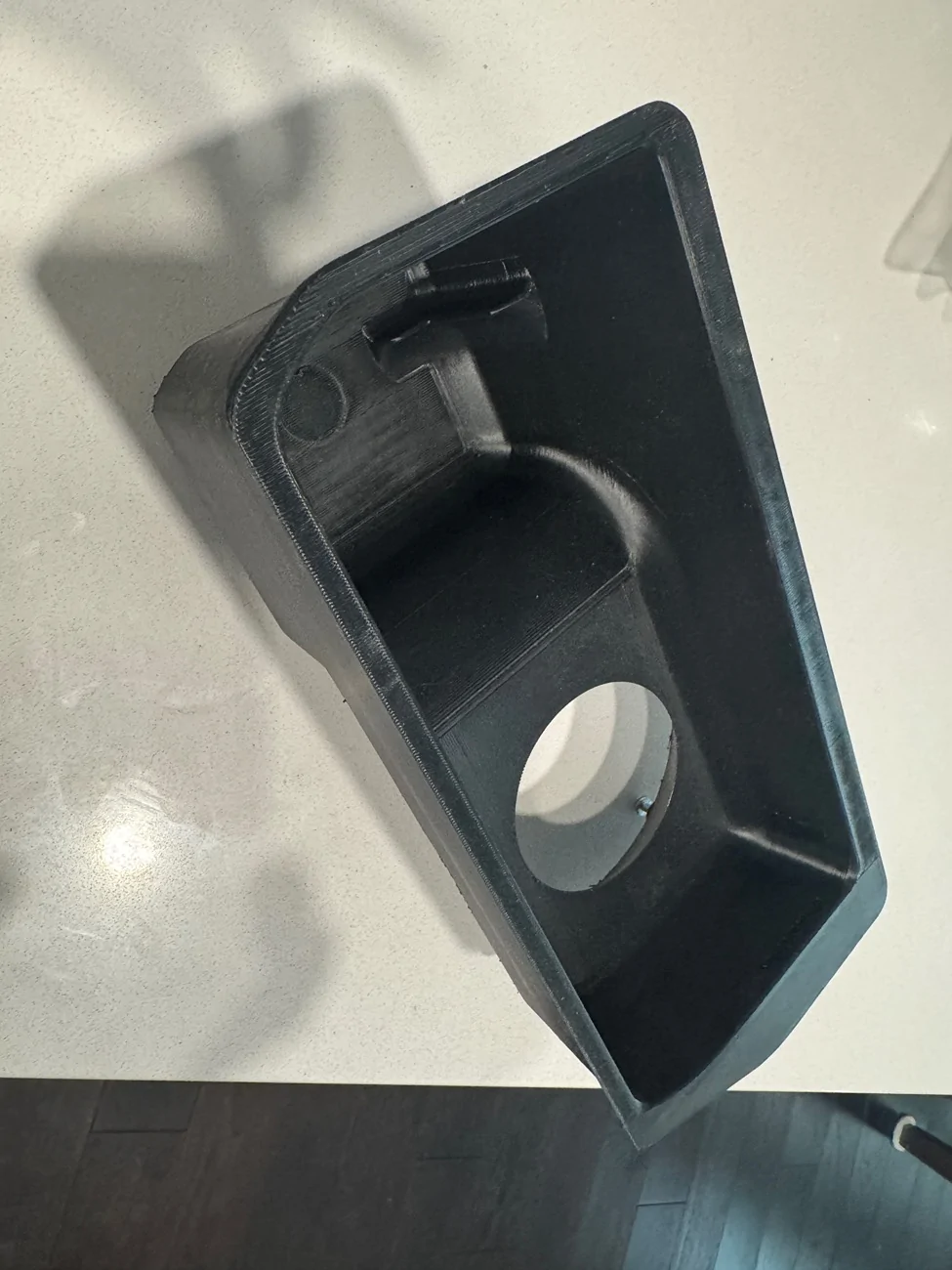 Ford F-150 Lightning Stick to Rotary Shift Knob Conversion w/ 3D Printed Rotary Shifter Holder IMG_4896