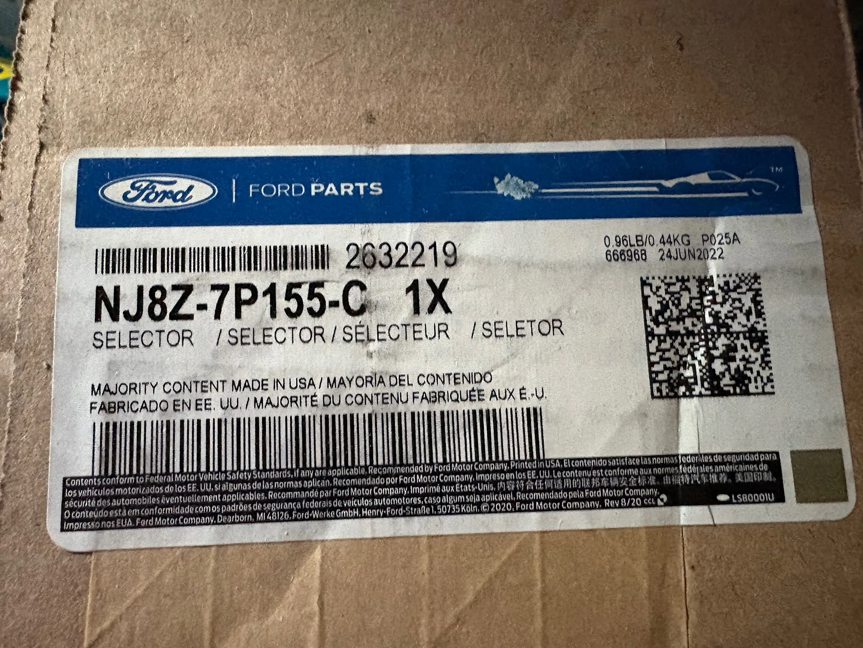 Ford F-150 Lightning Rotary Shifter Part Numbers IMG_9137