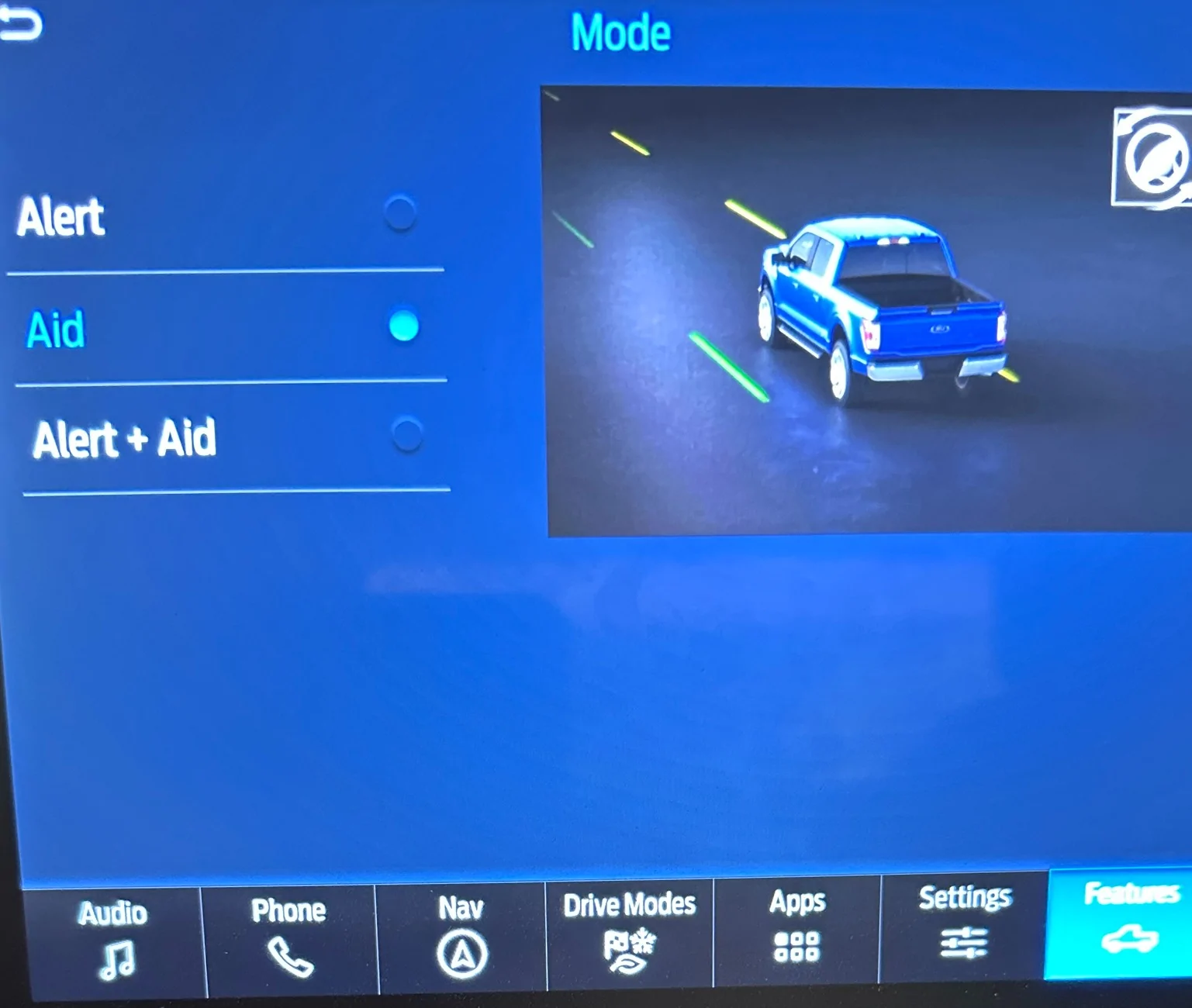 Ford F-150 Lightning Adaptive cruise with nothing else? 3-Driver AID Alert Levels