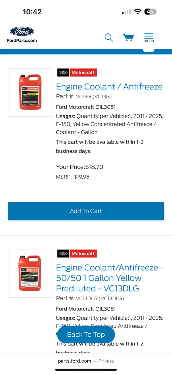 Ford F-150 Lightning Empty coolant reservoir IMG_2059