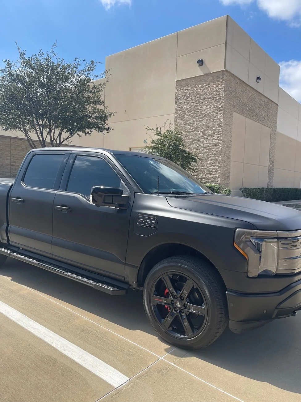 Ford F-150 Lightning Black Grill to replace grey boring OEM (yes, I've seen the wrapped photo) IMG_7947