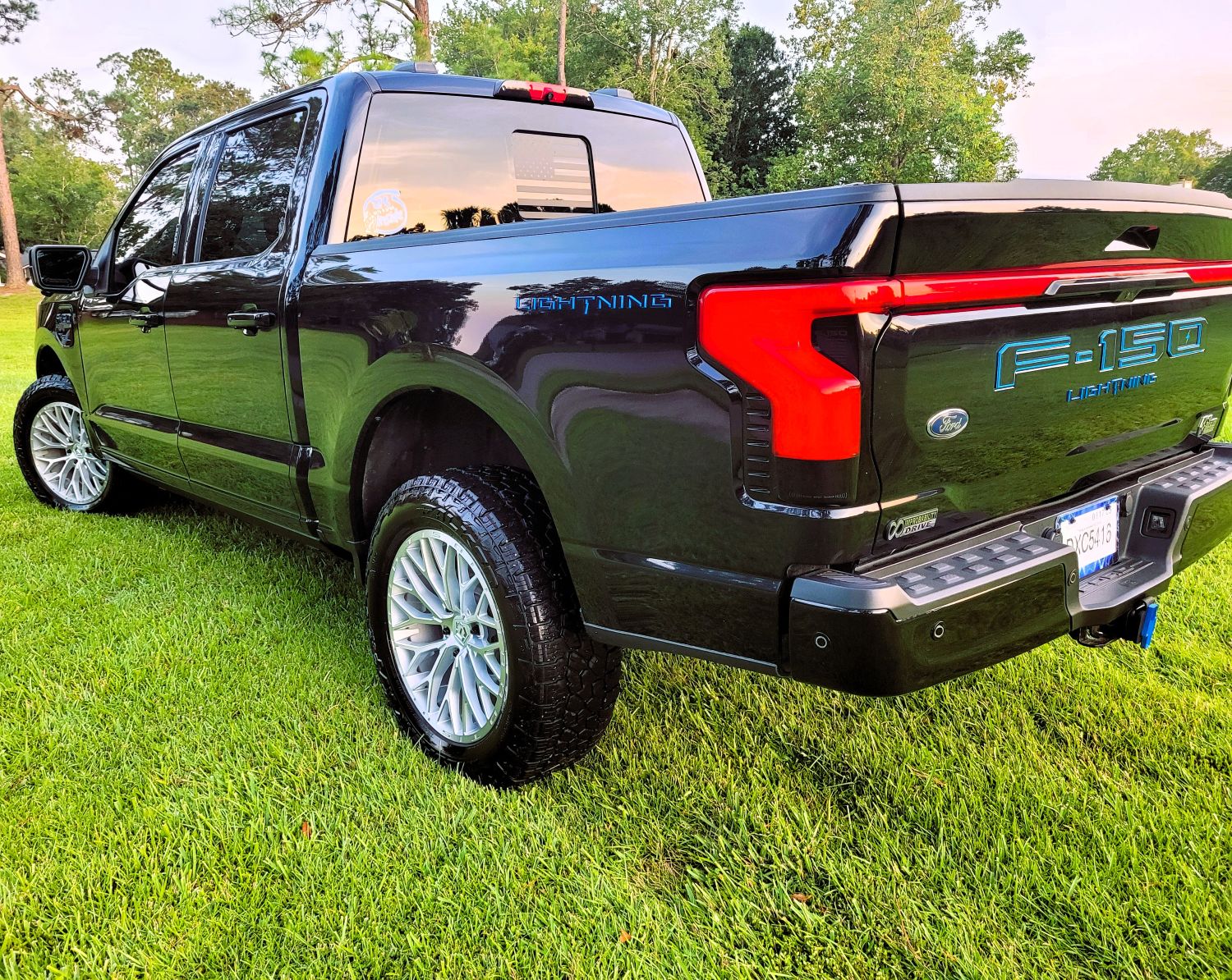 Ford F-150 Lightning Trying For Beauty Shots With New Shoes Luna 1