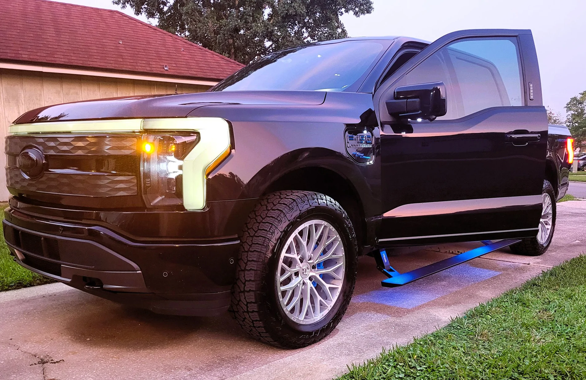 Ford F-150 Lightning Trying For Beauty Shots With New Shoes Luna 7