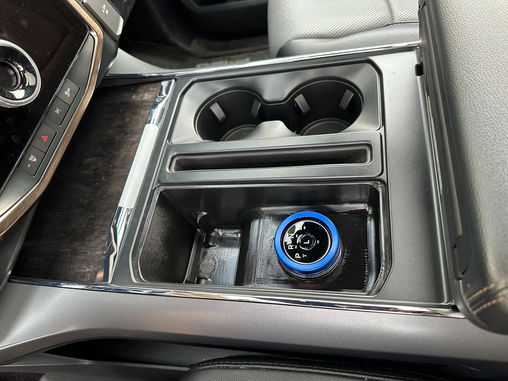 Ford F-150 Lightning Stick to Rotary Shift Knob Conversion w/ 3D Printed Rotary Shifter Holder IMG_7928