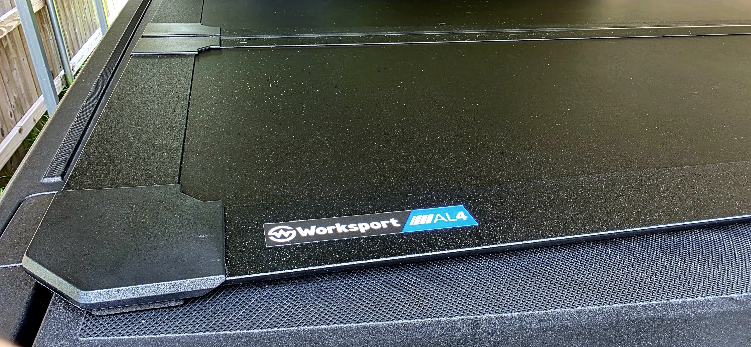 Ford F-150 Lightning Worksport Tonneau installed 20250830_134658